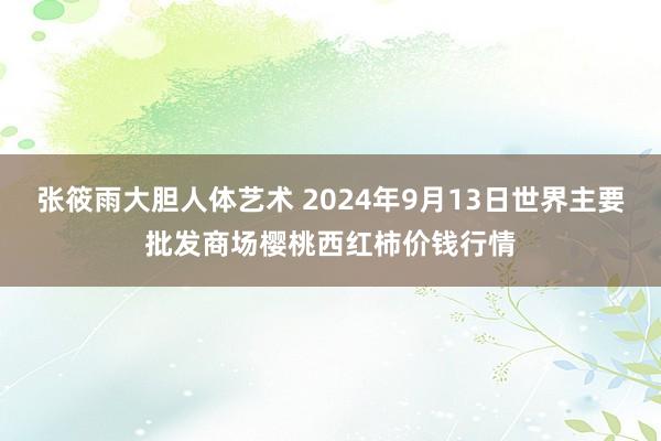 张筱雨大胆人体艺术 2024年9月13日世界主要批发商场樱桃西红柿价钱行情