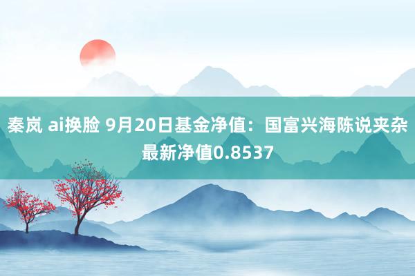 秦岚 ai换脸 9月20日基金净值：国富兴海陈说夹杂最新净值0.8537