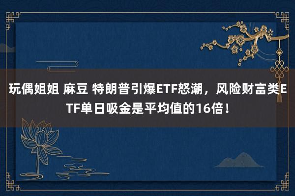 玩偶姐姐 麻豆 特朗普引爆ETF怒潮，风险财富类ETF单日吸金是平均值的16倍！