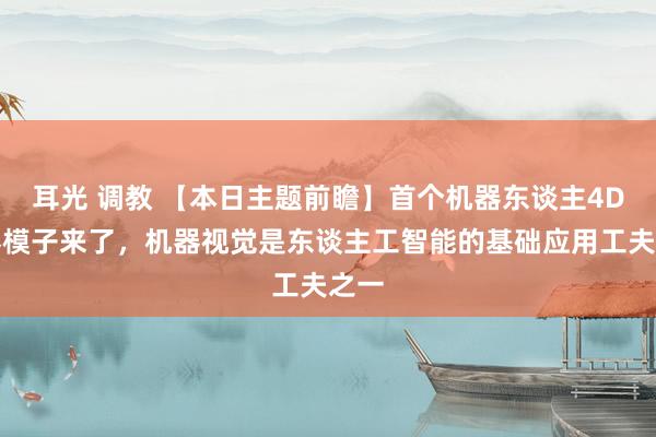 耳光 调教 【本日主题前瞻】首个机器东谈主4D世界模子来了，机器视觉是东谈主工智能的基础应用工夫之一